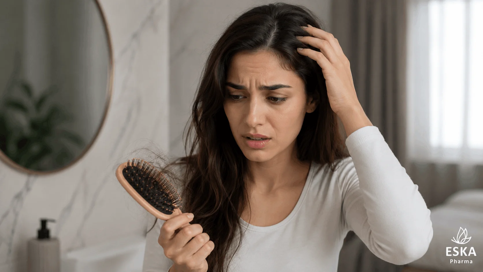 تأثیر استرس در ریزش مو